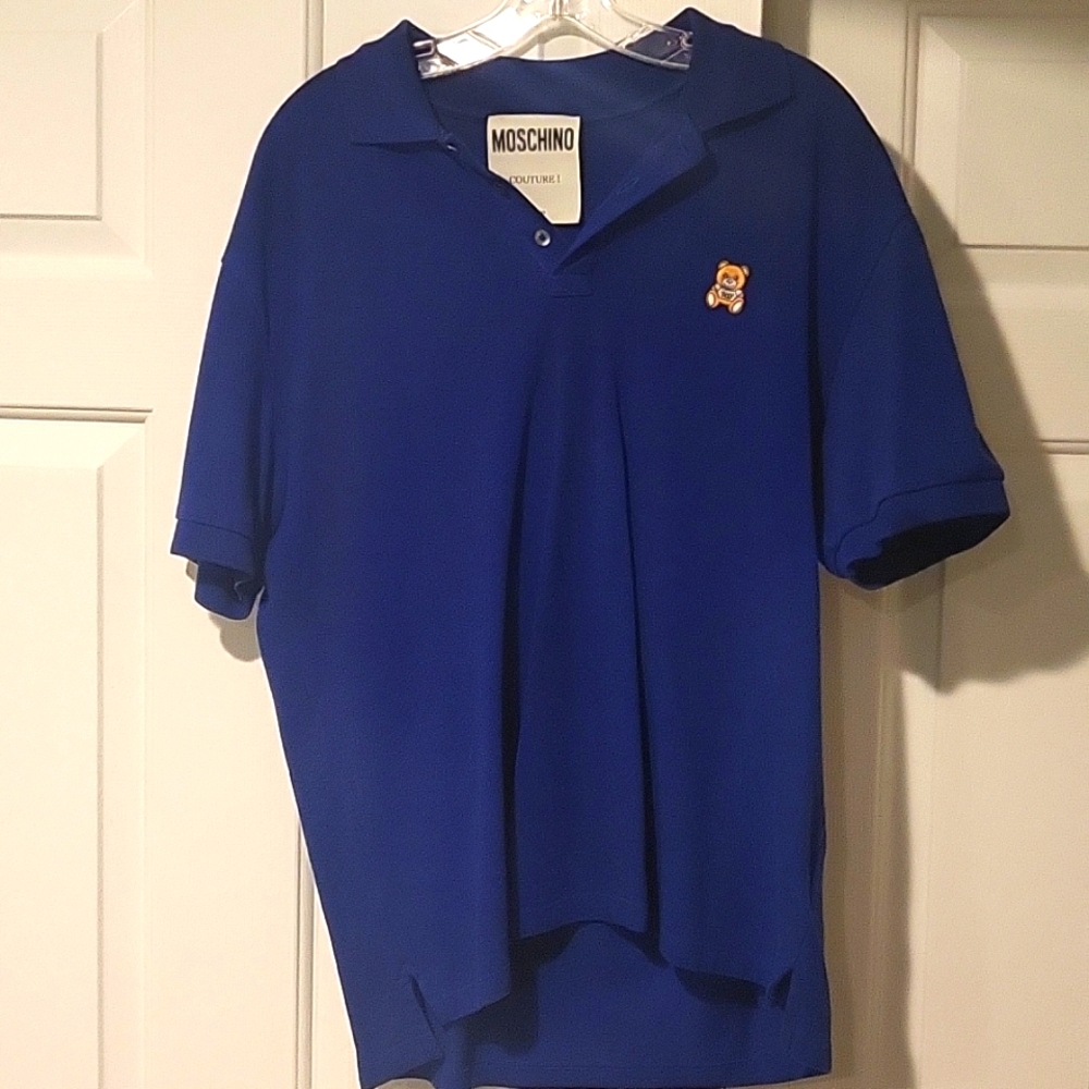 Moschino Couture Mens Polo Shirt Size US 42 XL